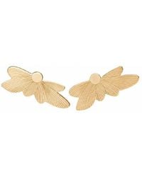 Silver Moon - Bloom-Plated Sterling Earrings - Lyst