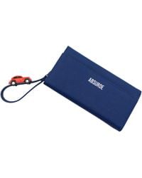 Absurde - Parking Grain Leather Bifold Wallet With Car - Lyst