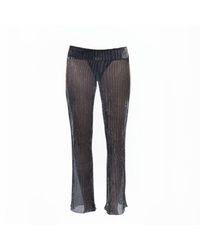 Amortizia - Belladona Pants Metallic Flared Pants - Lyst