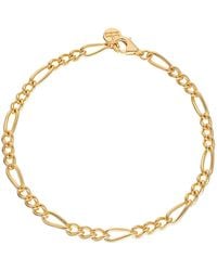 Lily Charmed - Plated Large Linked Figaro Charm Bracelet - Lyst