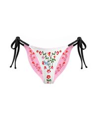 Jessie Zhao New York - Wild Rose Reversible Tie Side Bottom - Lyst