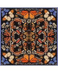 Emily Carter - The British Butterfly Silk Scarf - Lyst