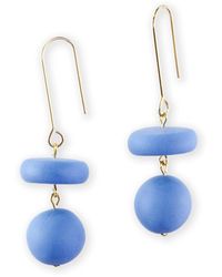 By Chavelli - Bead Dangle Earrings - Lyst