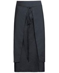 Audrey Vallens - All-Gen Front Overlay Skirt - Lyst
