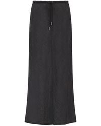 The Summer Edit - Phoebe Luxe Linen Drawstring Skirt - Lyst
