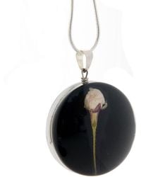 Laura Daili - Neutrals Cherry Bud Pendant - Lyst