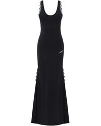 Pcfg - Cotton Long Fitted Dress With Straps - Lyst