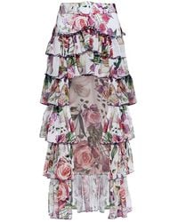 Nur Karaata - Carter Bianca Skirt - Lyst