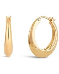 Dinny Hall - Signature Chunky Tapering Hoops - Lyst
