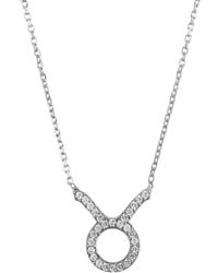 LÁTELITA London - Zodiac Star Sign Pendant Necklace Taurus - Lyst