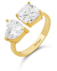 SHYMI - Two Stone Cocktail Ring - Lyst