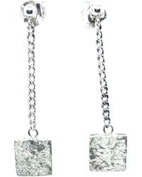 Tg-Jewellery by Tamara Gervasio - Square Dangle Stud Sterling Earrings - Lyst