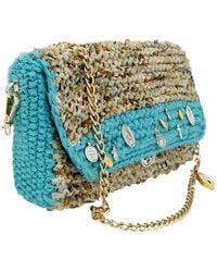 Hilo De Mar - Atlantico Hand Knitted Bag With Medals - Lyst