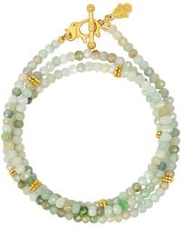 Karma and Luck - Manifest Abundance Jade Elephant Wrap Bracelet - Lyst
