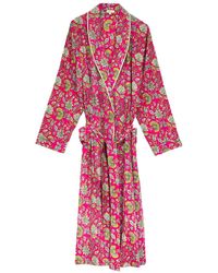Inara - Ladies Indian Cotton Robe - Lyst