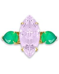 Augustine Jewels - Amethyst & Agate Ring - Lyst
