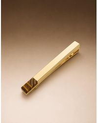 Gresham Blake - Tiger Iron Stone Tie Bar - Lyst
