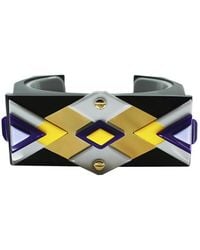 Gissa Bicalho - Handmade Acrylic Bracelet Kuntur/ Yellow - Lyst