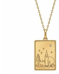 Janus Edinburgh - Vermeil London Landmarks Postcard Necklace - Lyst