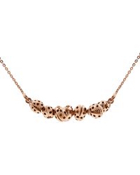 Lee Renee - Loveliness Of Ladybird Necklace – Rose Gold - Lyst