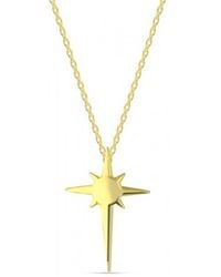 Spero London - Single Star Sterling Necklace - Lyst
