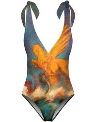 Aloha From Deer - Pegasus And Andromeda One Piece Swimsuit - Lyst