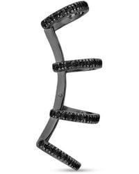 SALLY SKOUFIS - Edge Ear Cuff With Made Cz Diamond Stimulant - Lyst