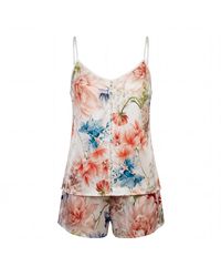 Vimissia - Blossom Serenity Camisole And Shorts Set - Lyst