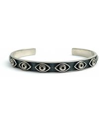 La Pluie Jewellery - Mati Evil Eye Cuff - Lyst