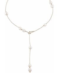 Pearl Code - Baroque Pearl Lariat Necklace – Adjustable Back Drop - Lyst