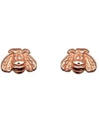 VicStoneNYC Fine Jewelry - Cute Happy Bee Rose Earrings - Lyst