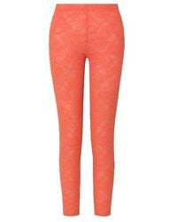 Conquista - Lace Leggings Apricot - Lyst