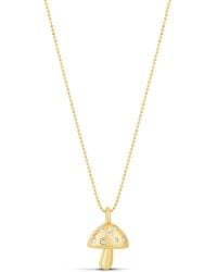 SHYMI - Mushroom Charm Necklace - Lyst