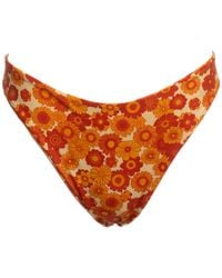 Patti Jane Swim - Faye's Sunny Floral High Waist Cheeky Bikini Bottoms - Lyst