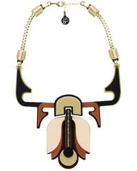 Gissa Bicalho - Acrylic Handmade Necklace Short Tulip Topaz - Lyst