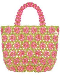 Tillie Beads - Daisy Garden Beaded Tote Bag - Lyst