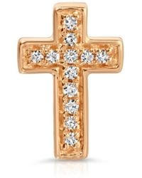 Maya Brenner - Pavé Charm Stud - Lyst