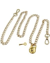 Hilo De Mar - Hand-Made Chain With Padlock And Key - Lyst
