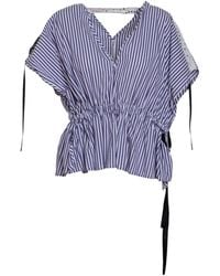ARTISTA - Coast Striped V-Neck Top - Lyst