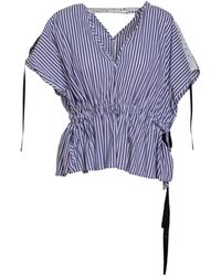ARTISTA - Coast Striped V-Neck Top - Lyst