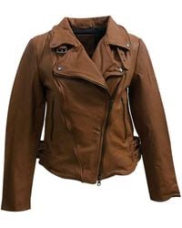 Zasta Studio - Rusty Nail Biker Leather Jacket - Lyst