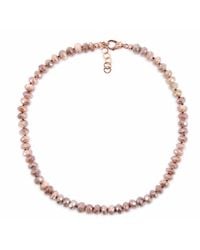 Mineralgems•Studio - Neutrals Peach Moonstone Necklace - Lyst