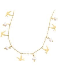Starfish Project - Wings Of Hope Pearl Necklace - Lyst
