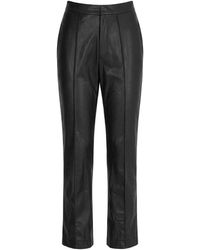 Herfetch - Basic Faux Leather Pant - Lyst
