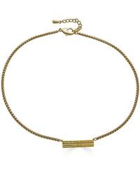 Loni Paul Jewelry - Matte Bar Necklace - Lyst