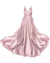 Angelika Jozefczyk - Satin Long Dress Lilla - Lyst