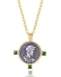Ece London - The Julian I I Coin Necklace - Lyst