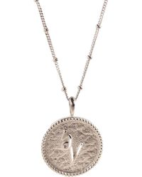 Claire Hill Designs - Inspire Shorthand Coin Necklace - Lyst