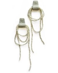 WAIWAI - Bliss Beaded Dangle Earrings Off - Lyst