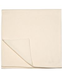 Bel Cashmere - Big Knitted Scarf Ivory - Lyst